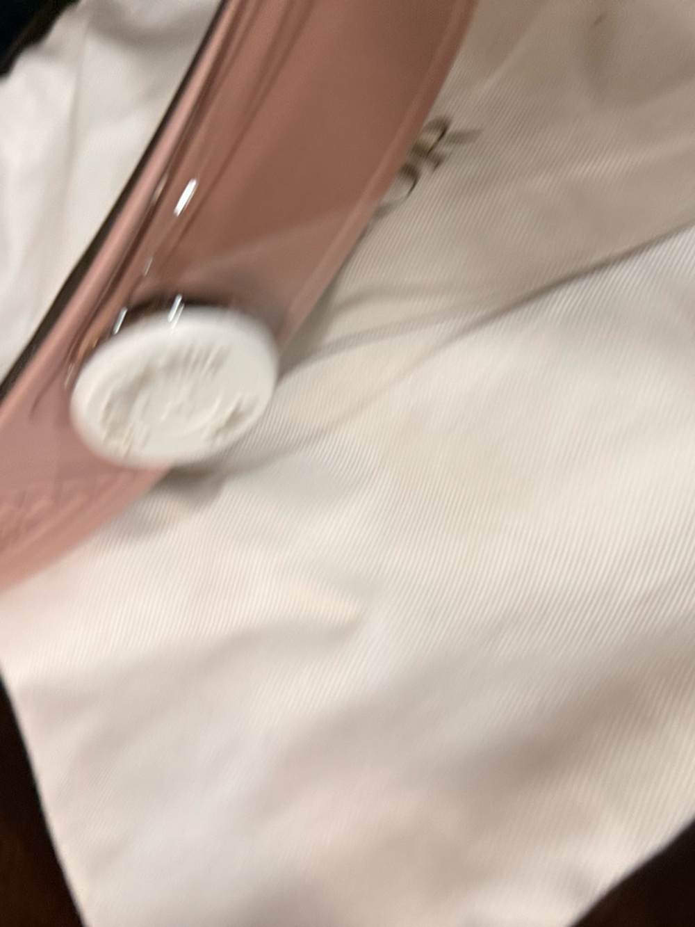 Dior Pink Transparent Logo Visor with White Emblem - Picture 6 of 12